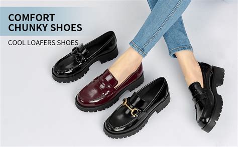 comfortable chunky loafers